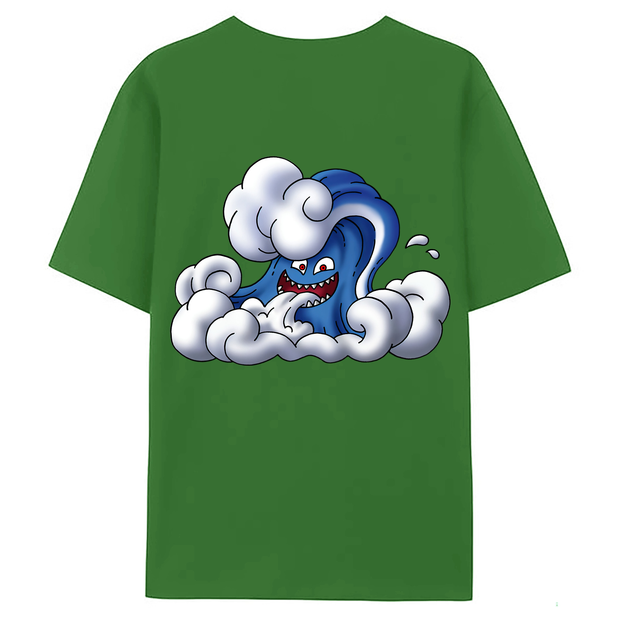 （画像用） ドラゴンクエスト Doragon Kuesuto Dragon Quest レディース半袖Tシャツ(バックプリント)